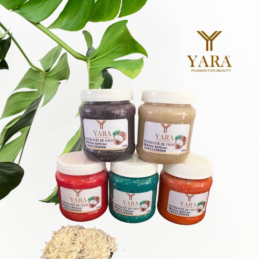 Exfoliante natural de coco