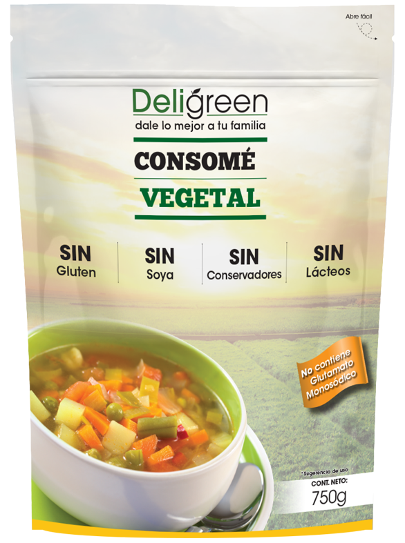 Consomé vegetal natural 750g