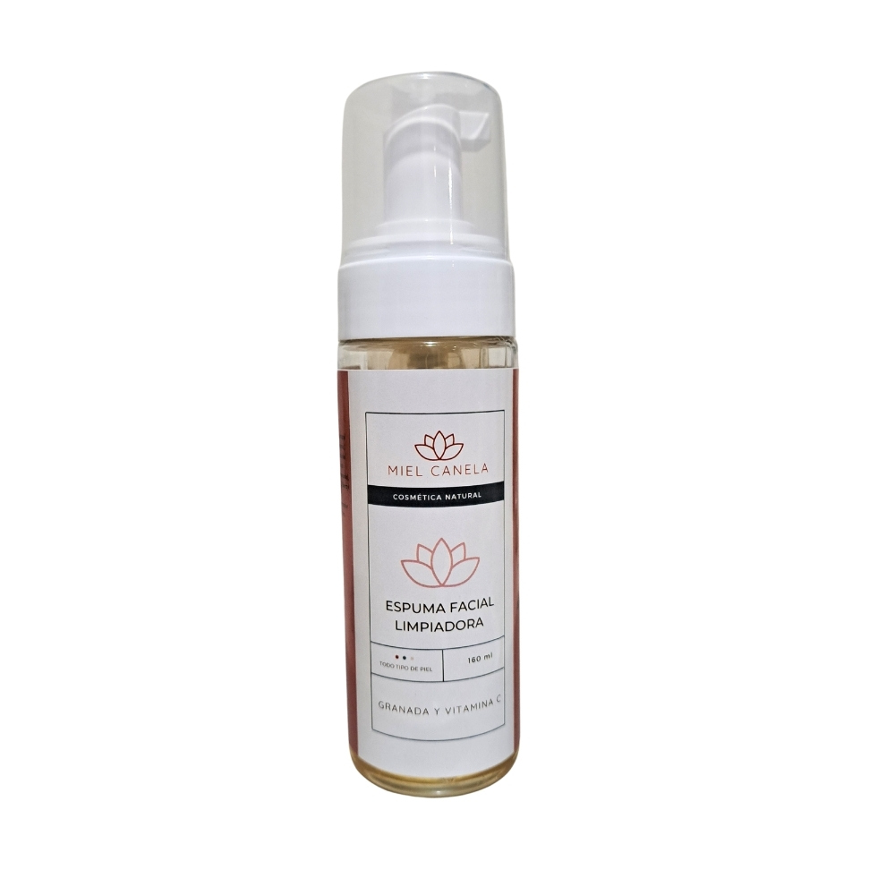 Espuma Facial Granada Y Vitamina C Cosmetica Natural
