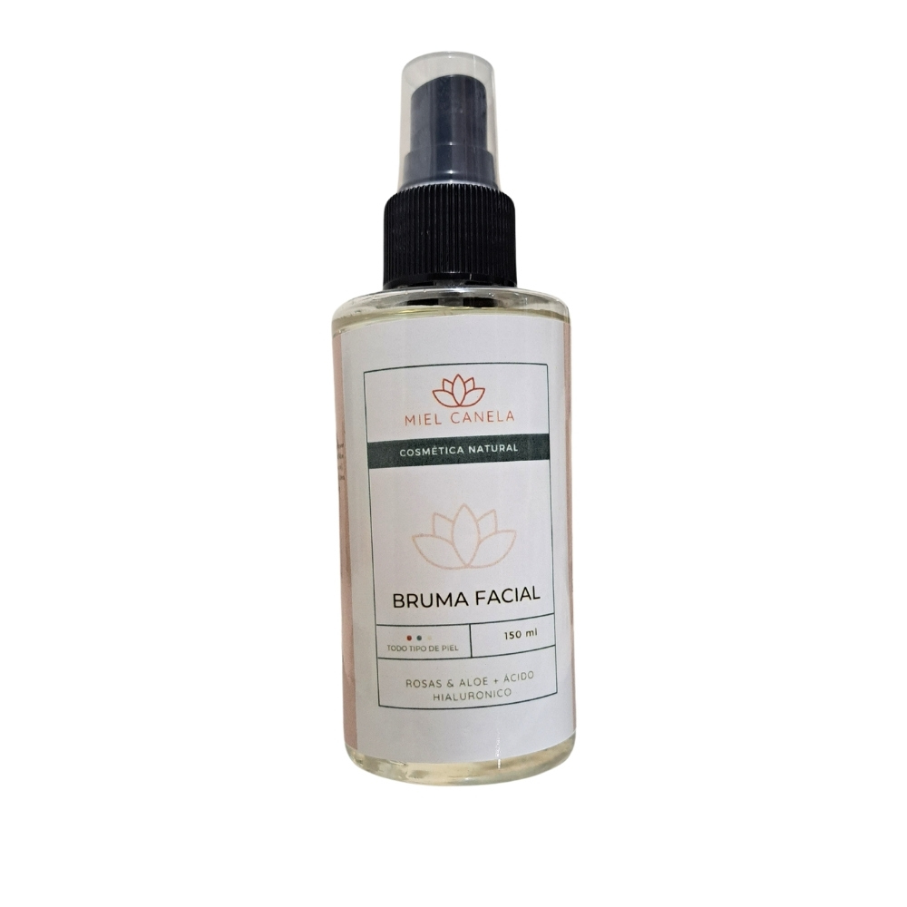 BRUMA FACIAL DE ROSAS, ALOE VERA Y PEPINO