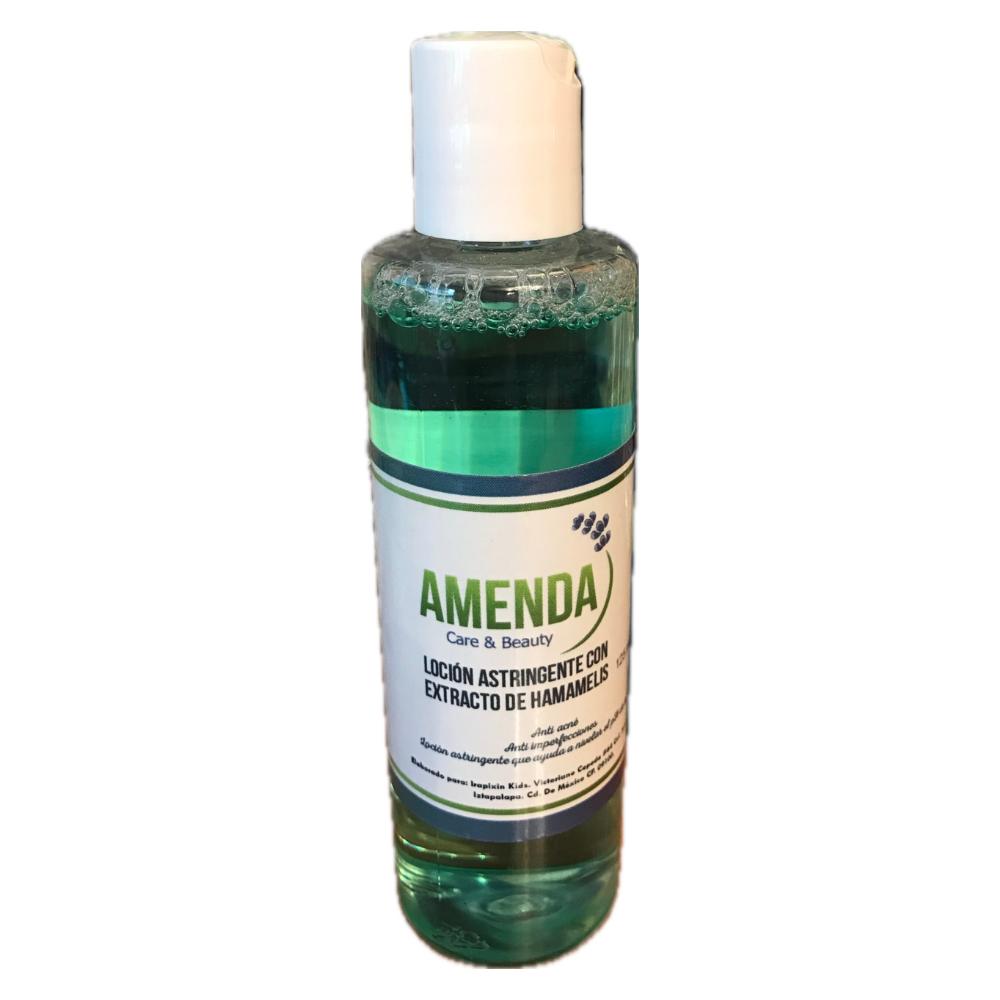 Loción Astringente con extracto de hamamelis, romero y pepino.