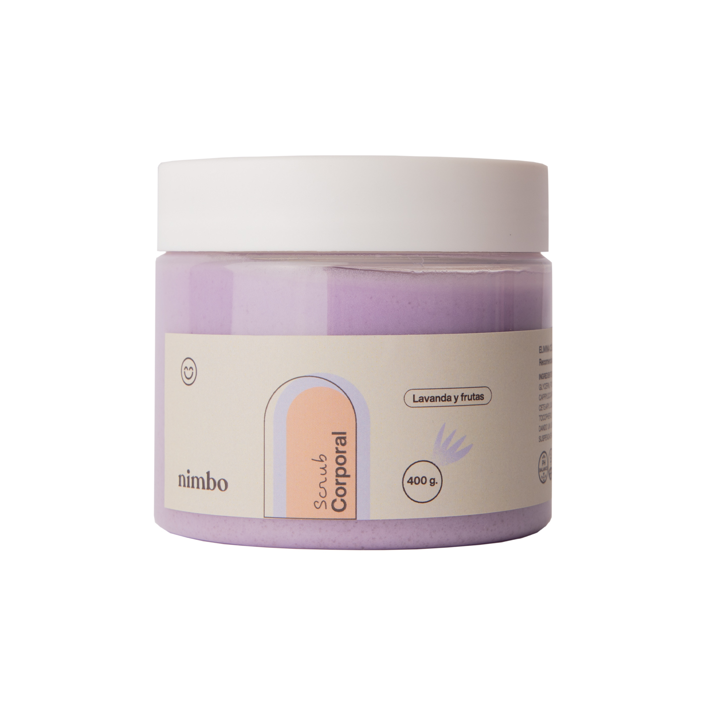 Exfoliante corporal Lavanda y frutas (Base azúcar)