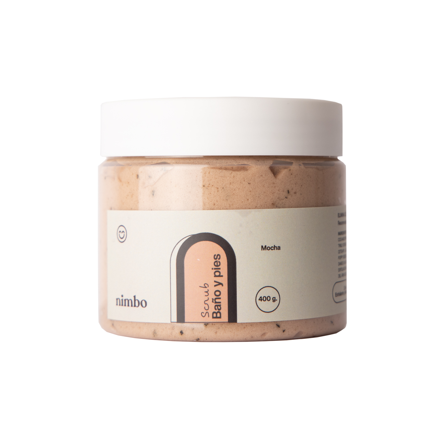 Exfoliante de baño y pies con efecto de jabón Mocha (Base azúcar y piedra pomez)