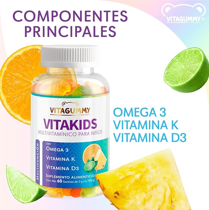 VITAGUMMY VITAKIDS MULTIVITAMINICO PARA NIÑOS