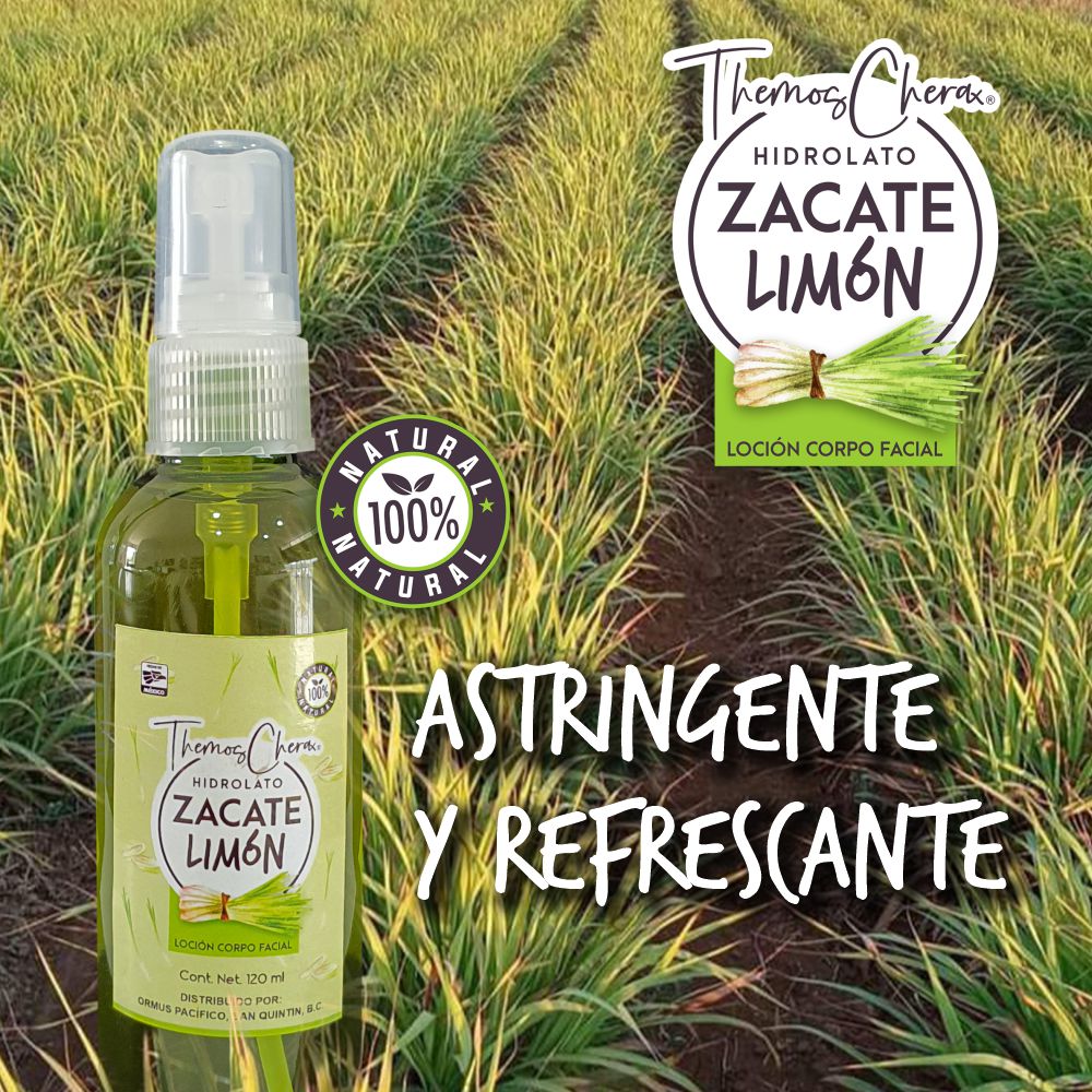 Hidrolato Zacate limón
