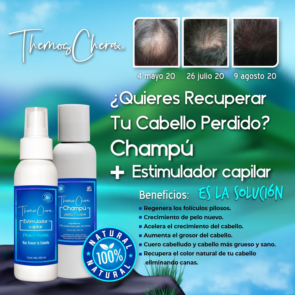 Kit Shampoo y loción estimulador capilar