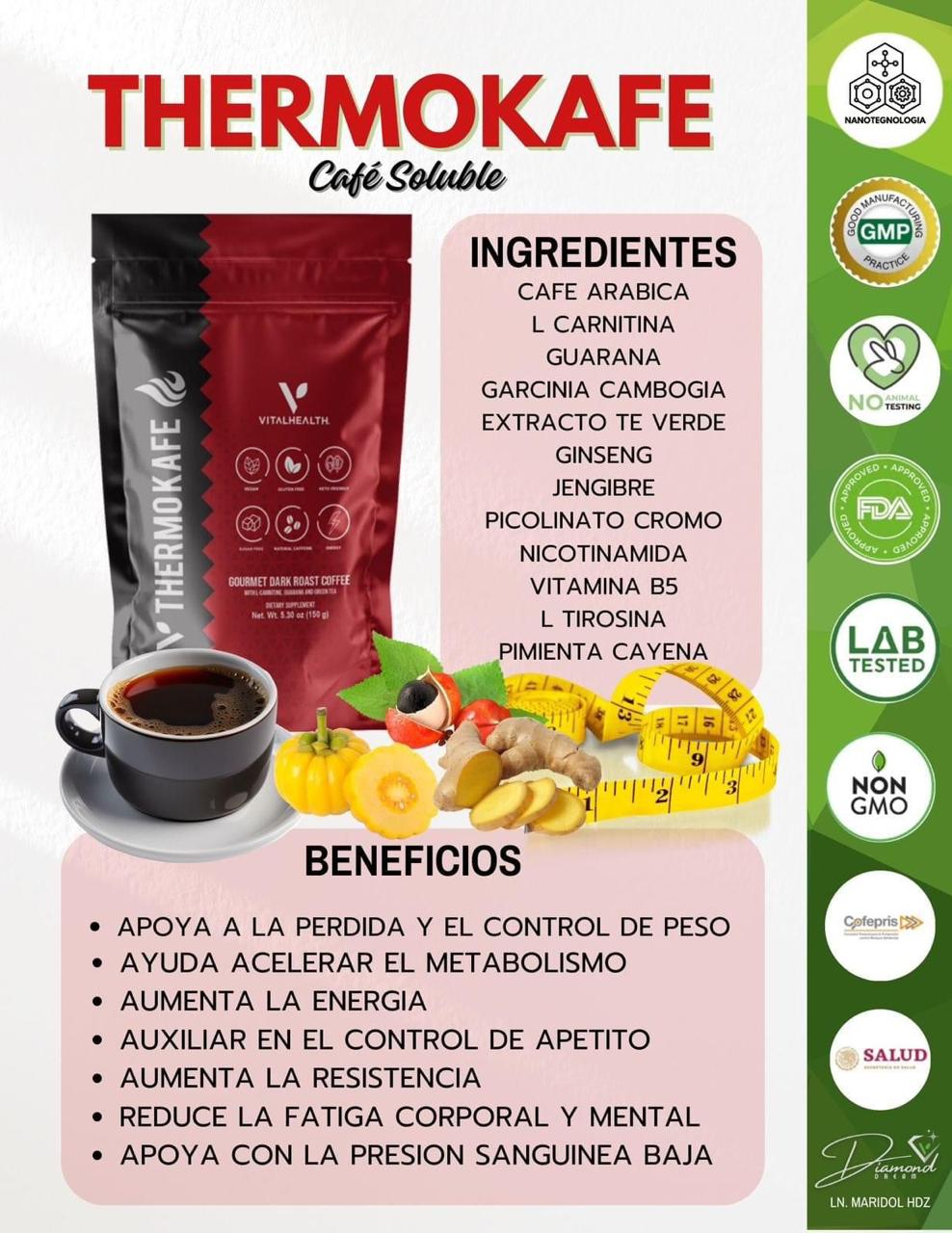 V-THERMOKAFE (Café con propósito: energía y metabolismo)