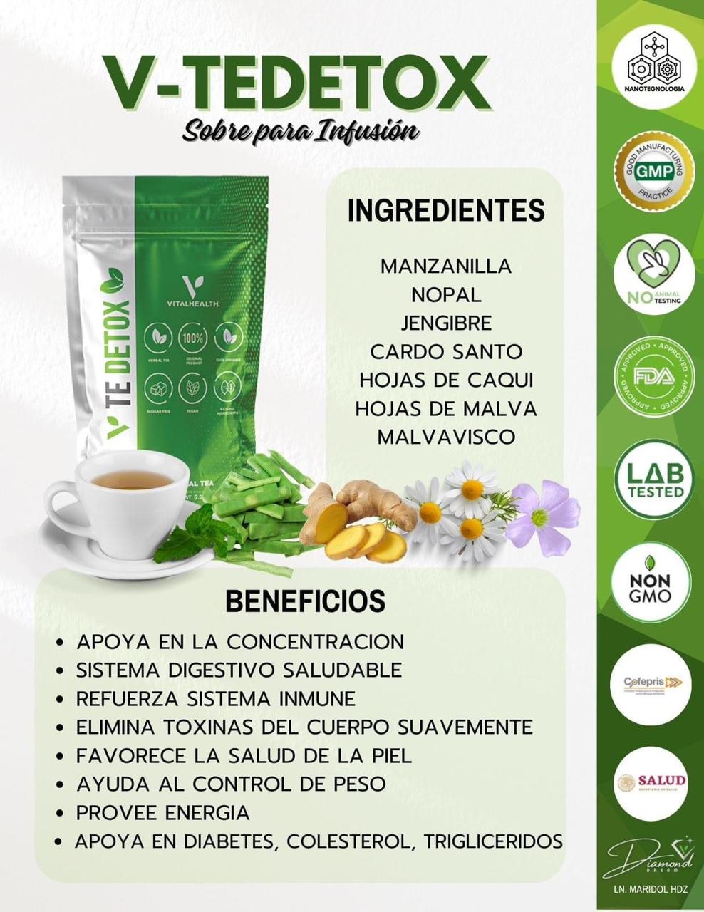 V-TEDETOX (Infusión herbal)