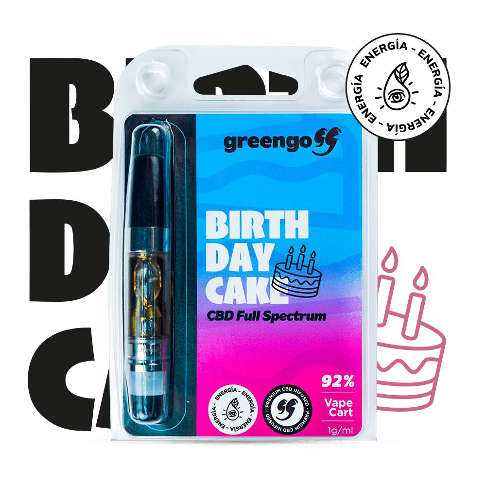 Cartucho CBD Birthday Cake Full Spectrum 920mg (Energía)