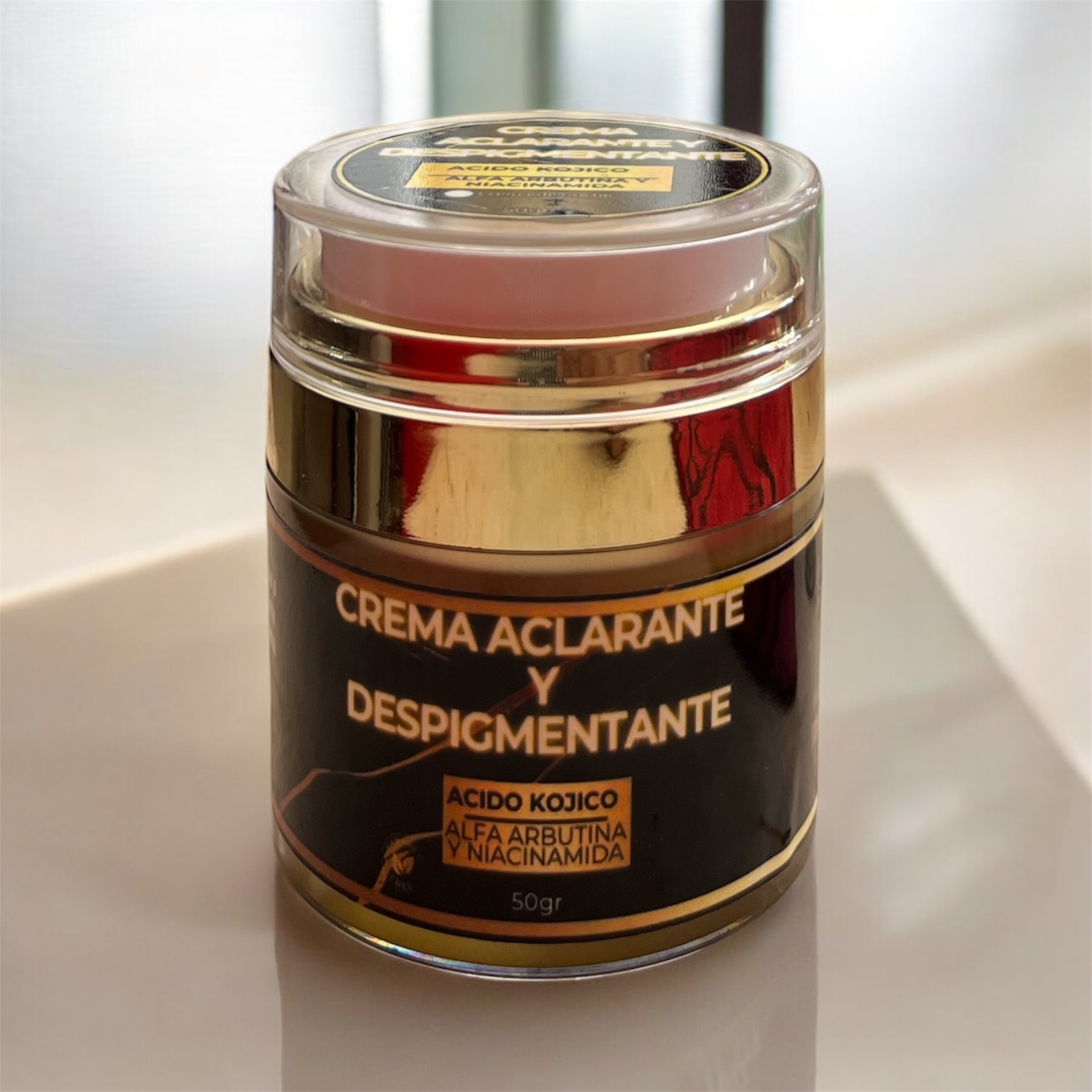 Crema aclarante y despigmentante