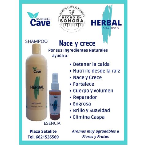 KIT HERBAL - NACE Y CRECE (ESENCIA Y SHAMPOO)