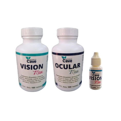 KIT CONCENTRADO VISUAL: VISION MAX, OCULAR Y GOTAS VISION MAX