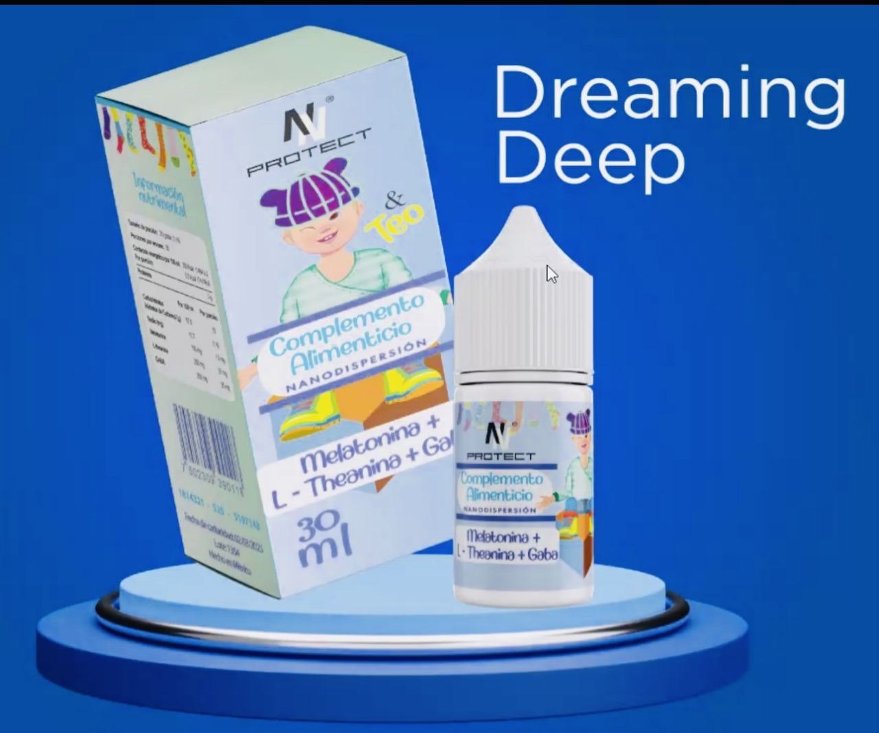 Dreaming Deep Versión infntil melatonina y gaba