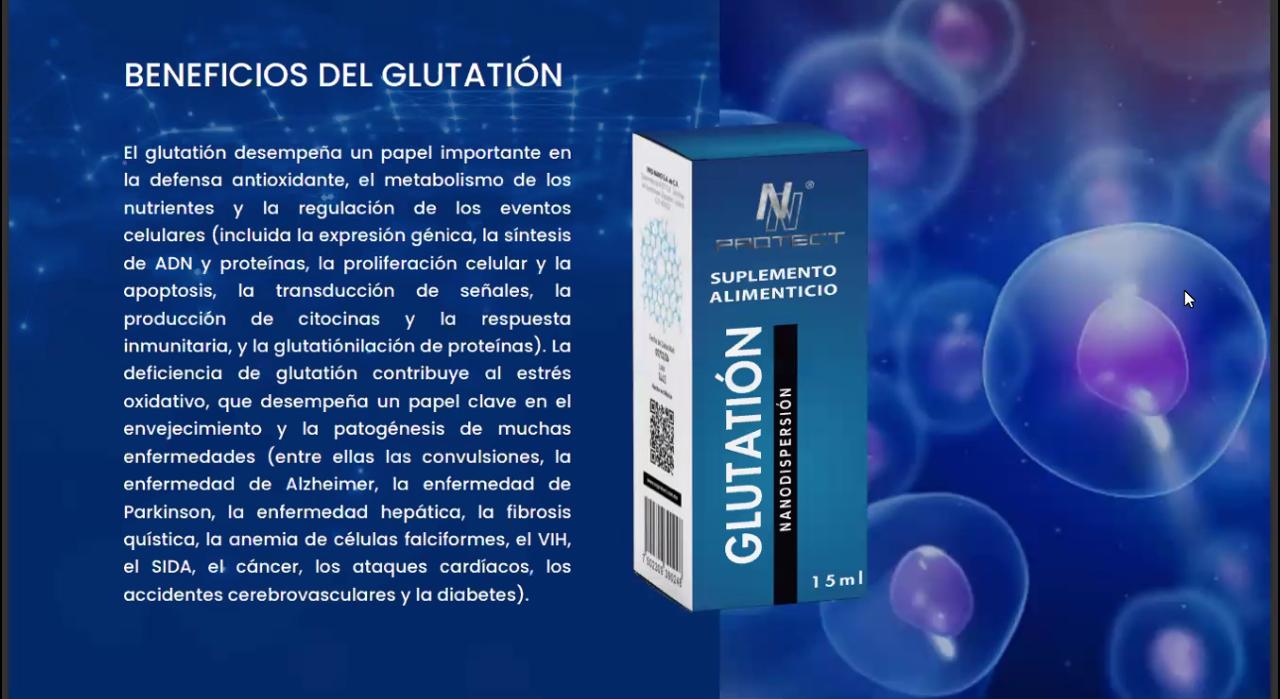 Glutation en nanotecnología