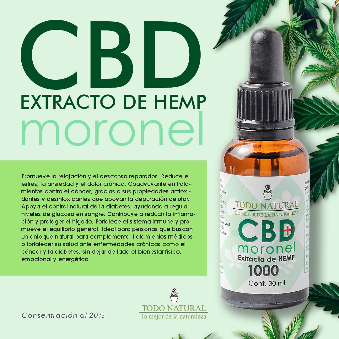 Formula cbd 1000 con Moronel Gotero 30 ml