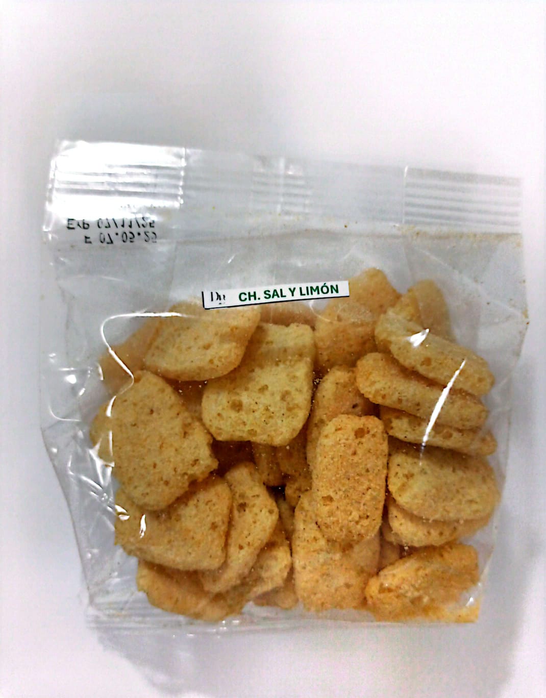 CHICHARRONES DE GARBANZO LIMON Y SAL