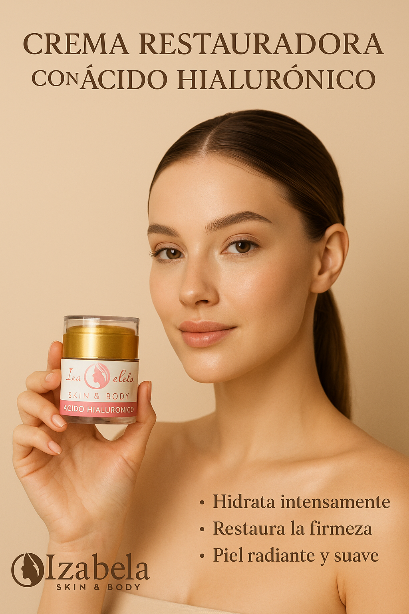 Crema Izabela restauradora con Acido hialuronico