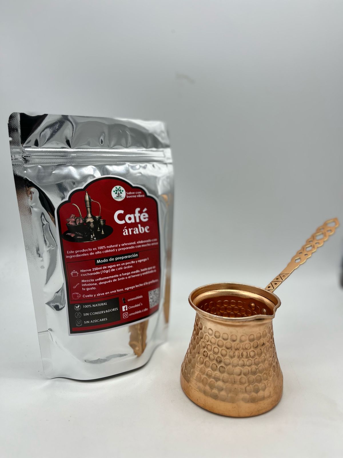 CAFE ARABE ESTILO DUBAI MOLIDA FINO 20 TAZA