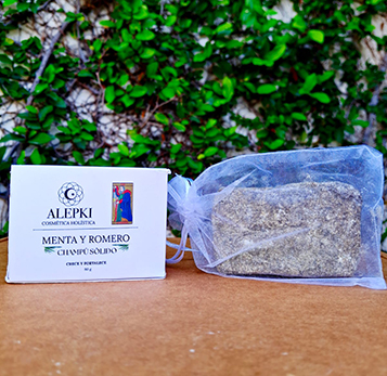 CHAMPU SOLIDO MENTA Y ROMERO