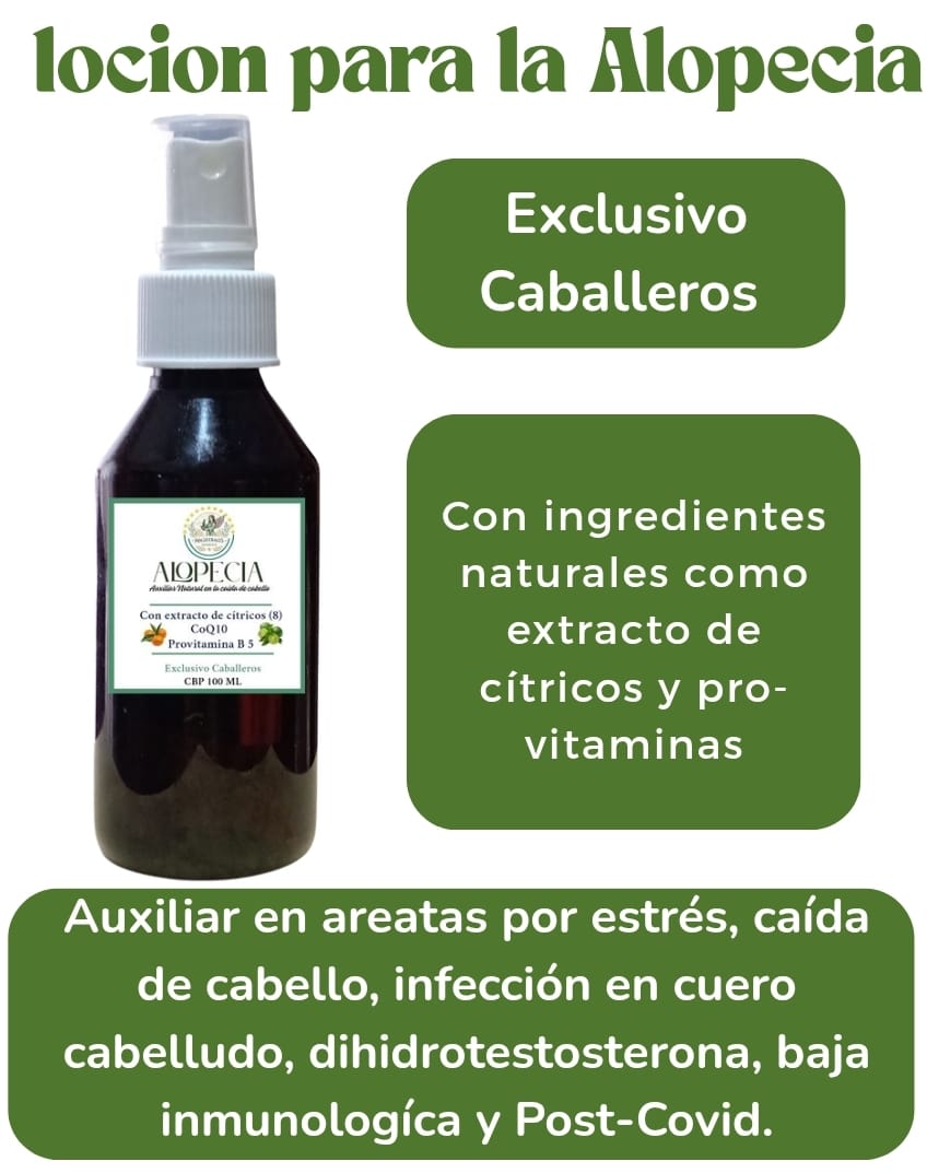 LOCION ALOPECIA HOMBRES 100 CC