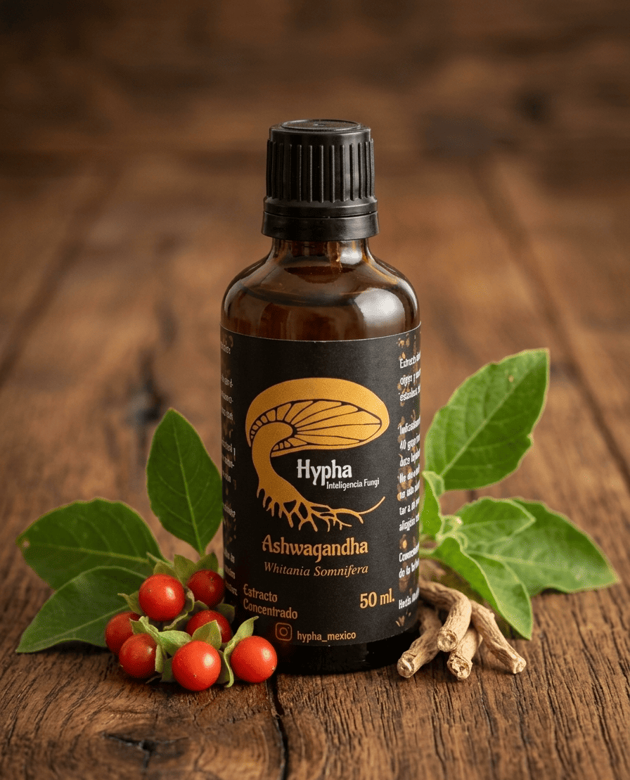 Triple Extracto Concentrado de Raíz Adaptógena Ashwagandha 50ml.